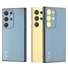 ABEEL - ABEEL Samsung Galaxy S24 Ultra Fodral Bump Proof Läder - Sky Blue
