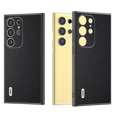 ABEEL - ABEEL Samsung Galaxy S24 Ultra Fodral Bump Proof Läder Svart