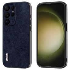 ABEEL - ABEEL Samsung Galaxy S24 Ultra Retro Läderfodral - Blå