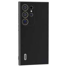 ABEEL - ABEEL Samsung Galaxy S24 Ultra Skal &Auml;kta L&auml;der Svart