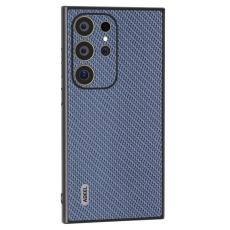 ABEEL - ABEEL Samsung Galaxy S24 Ultra Skal Carbon Fiber Baby Blue