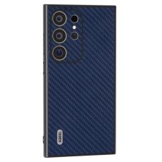 ABEEL - ABEEL Samsung Galaxy S24 Ultra Skal Carbon Fiber Blå