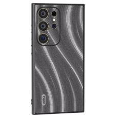 ABEEL - ABEEL Samsung Galaxy S24 Ultra Skal Milky Way Grey PU Läder