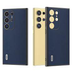 ABEEL - ABEEL Samsung Galaxy S24 Ultra Skal Nappa Textur Blå