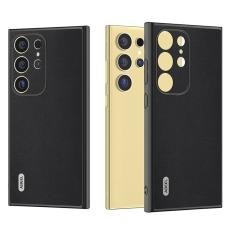 ABEEL - ABEEL Samsung Galaxy S24 Ultra Skal Nappa Textur Svart