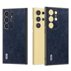 ABEEL - ABEEL Samsung Galaxy S24 Ultra Skal PU Läder Blå