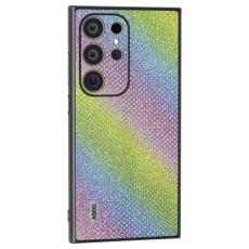 ABEEL - ABEEL Samsung Galaxy S24 Ultra Skal PU Läder TPU Ram - Flerfärgad