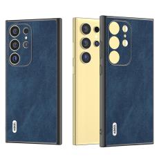 ABEEL - ABEEL Samsung Galaxy S24 Ultra Skal Slim Fit PU Läder Blå