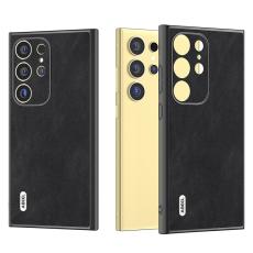 ABEEL - ABEEL Samsung Galaxy S24 Ultra Skal Slim Fit PU Läder Svart