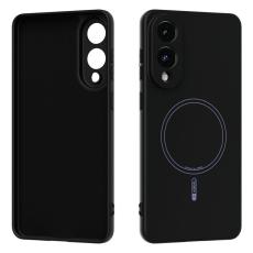 ABEEL - ABEEL Samsung Galaxy S25 Edge Skal MagSafe Liquid Silicone - Svart