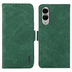 ABEEL - ABEEL Samsung Galaxy S25 Edge Skal PU Läder Folio Grön
