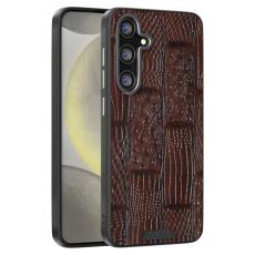 ABEEL - ABEEL Samsung Galaxy S25 FE Skal MagSafe Beast Textur Kaffe