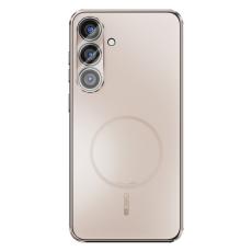 ABEEL - ABEEL Samsung Galaxy S25 Magnetiskt Skal TPU PC Guld