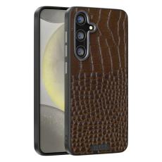 ABEEL - ABEEL Samsung Galaxy S25+ Skal MagSafe Kompatibel Krokodilkaffe