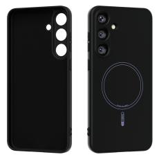 ABEEL - ABEEL Samsung Galaxy S25 Skal MagSafe Liquid Silicone Svart