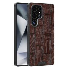 ABEEL - ABEEL Samsung Galaxy S25 Ultra Skal MagSafe Beast Textur Kaffe