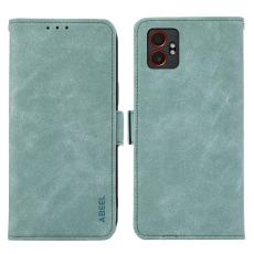 ABEEL - ABEEL Samsung Galaxy XCover7 Pro Fodral PU L&auml;der Baby Blue