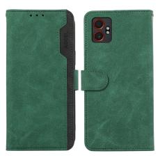 ABEEL - ABEEL Samsung Galaxy XCover7 Pro Fodral Splicing Läder Grön