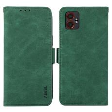 ABEEL - ABEEL Samsung Galaxy XCover7 Pro Skal PU L&auml;der Folio Gr&ouml;n