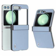 ABEEL - ABEEL Samsung Galaxy Z Flip5 Fodral &Auml;kta L&auml;der Bl&aring;