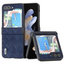 ABEEL - ABEEL Samsung Galaxy Z Flip5 Fodral Grid Textur Blå