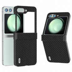 ABEEL - ABEEL Samsung Galaxy Z Flip5 Fodral Hinge Skydd Kolfiber Svart