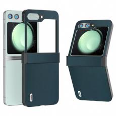 ABEEL - ABEEL Samsung Galaxy Z Flip5 Fodral Nappa Textur Gr&ouml;n