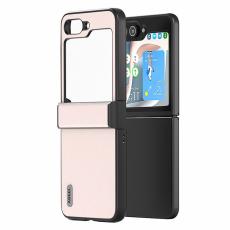 ABEEL - ABEEL Samsung Galaxy Z Flip5 Fodral PU Läder Vit