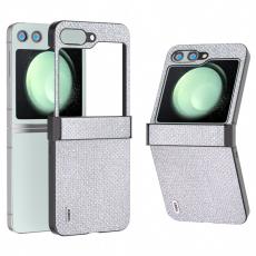 ABEEL - ABEEL Samsung Galaxy Z Flip5 Fodral Rhinestone Silver