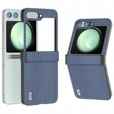 ABEEL - ABEEL Samsung Galaxy Z Flip5 Skal Hinge Sky Blue Carbon Fiber