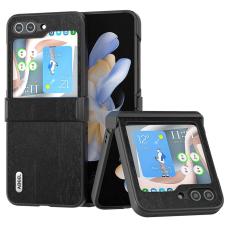 ABEEL - ABEEL Samsung Galaxy Z Flip5 Skal Tr&auml;textur Svart