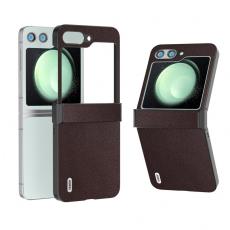 ABEEL - ABEEL Samsung Galaxy Z Flip5 Skal Ultra-Tunn Hinge Skydd Kaffe