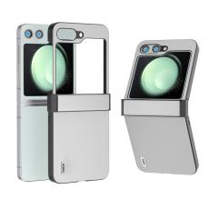 ABEEL - ABEEL Samsung Galaxy Z Flip5 Skal Ultra-Tunn Hinge Skydd Vit