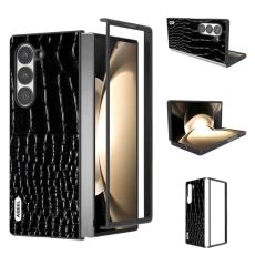 ABEEL - ABEEL Samsung Galaxy Z Fold6 5G Skal Krokodilskinn Svart