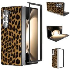 ABEEL - ABEEL Samsung Galaxy Z Fold6 5G Skal Leopardm&ouml;nster Guld