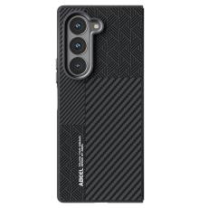 ABEEL - ABEEL Samsung Galaxy Z Fold6 5G Skal PC + Aluminium + PU L&auml;der - Textur 1