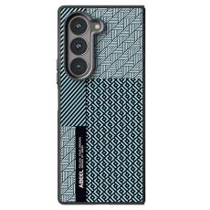 ABEEL - ABEEL Samsung Galaxy Z Fold6 Fodral PC + Aluminium + PU L&auml;der - Textur 4