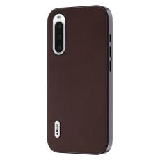 ABEEL - ABEEL Sony Xperia 10 V Fodral i äkta läder - Kaffe