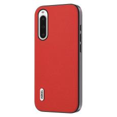 ABEEL - ABEEL Sony Xperia 10 V Skal i äkta läder - Röd