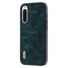 ABEEL - ABEEL Sony Xperia 10 V Skal Litchi Textur PU Läder Drömblå