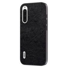 ABEEL - ABEEL Sony Xperia 10 V Skal Retro Litchi Textur Svart