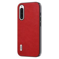 ABEEL - ABEEL Sony Xperia 10 V Skal Retro Röd PU Läder TPU+PC