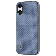 ABEEL - ABEEL Sony Xperia 10 VI Skal Läder+PC+TPU Kolfiber - Baby Blue