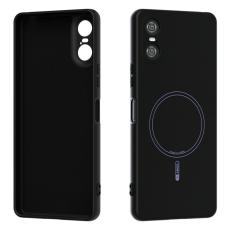 ABEEL - ABEEL Sony Xperia 10 VI Skal MagSafe Svart Liquid Silicone