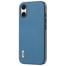 ABEEL - ABEEL Sony Xperia 10 VI Skal Texturerad Läder Sky Blue