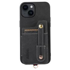 ABEEL - ABEEL Style 01 iPhone 15 Plus Skal med Kickstand - Svart