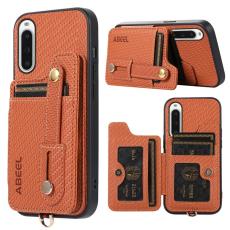 ABEEL - ABEEL Style 01 Kickstand Fodral Sony Xperia 10 V Brun