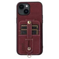 ABEEL - ABEEL Style 02 iPhone 15 Plus Skal Bump Proof Purplish Red