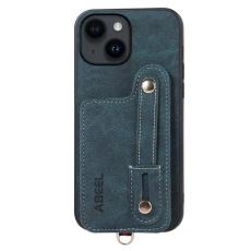 ABEEL - ABEEL Style 03 iPhone 15 Plus Skal PU Läder Blå