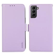 ABEEL - ABEEL Wallet Stand Case för Samsung Galaxy S21+ 5G - Lila